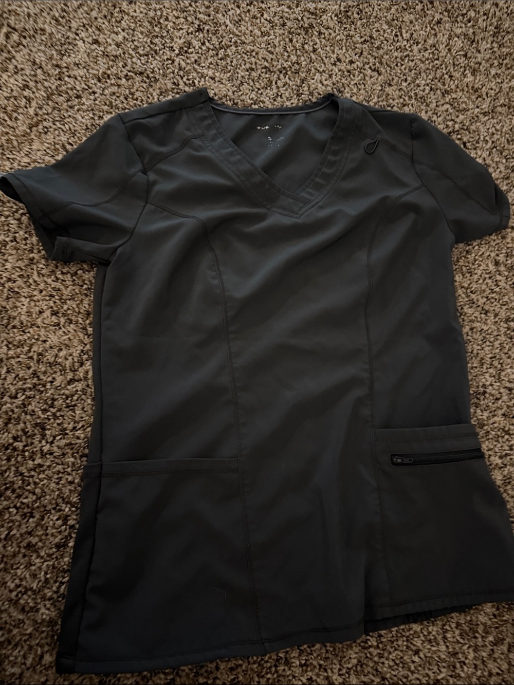 Scrubstar Women’s V-Neck Scrub Top - Black